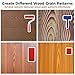 Kronabelle 4-Piece Wood Grain Painting Tool Set, Roller, Rocker, and Rubber Graining Tools for DIY Projects On Walls, Floors, Decks, and Furniture