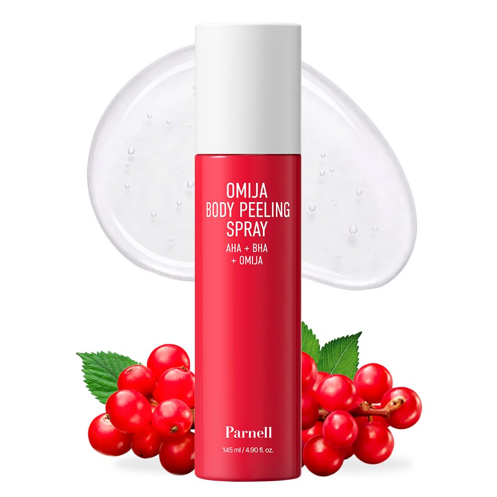 Parnell AHA Omija Ceramic Body Peeling Spray - scrubs and body treatments | Mubboo