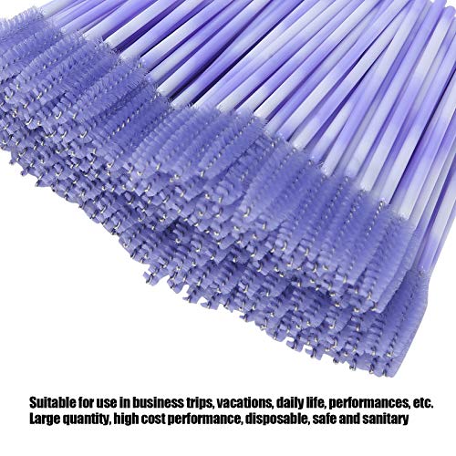 Acessório de ferramenta de maquiagem, escova de cílios pequena segura 200pcs, para mulheres e senhor