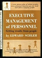 Executive management of personnel B0007IL9Q4 Book Cover