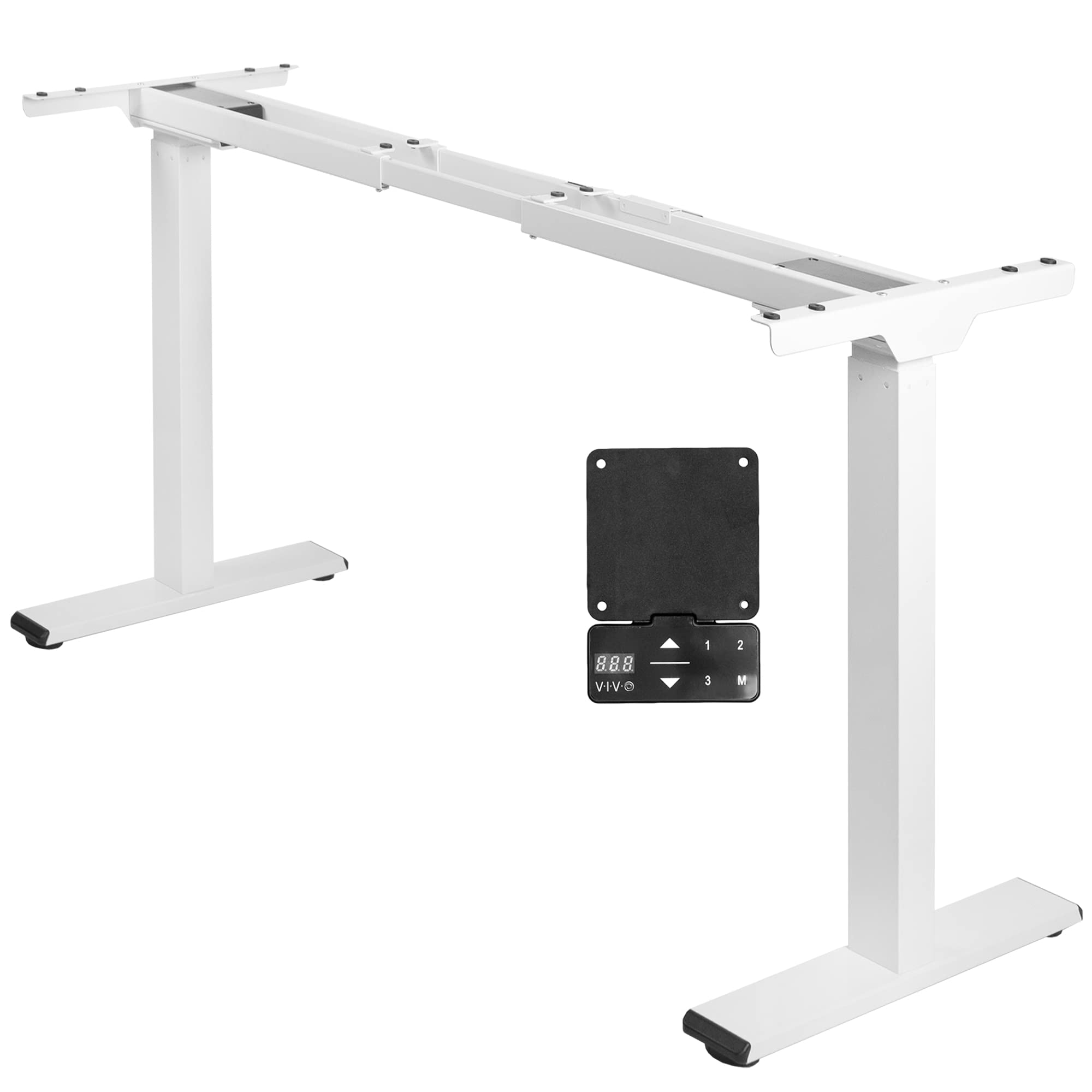 VIVO Electric Stand Up Desk Frame, DIY Workstation, Frame Only, Dual