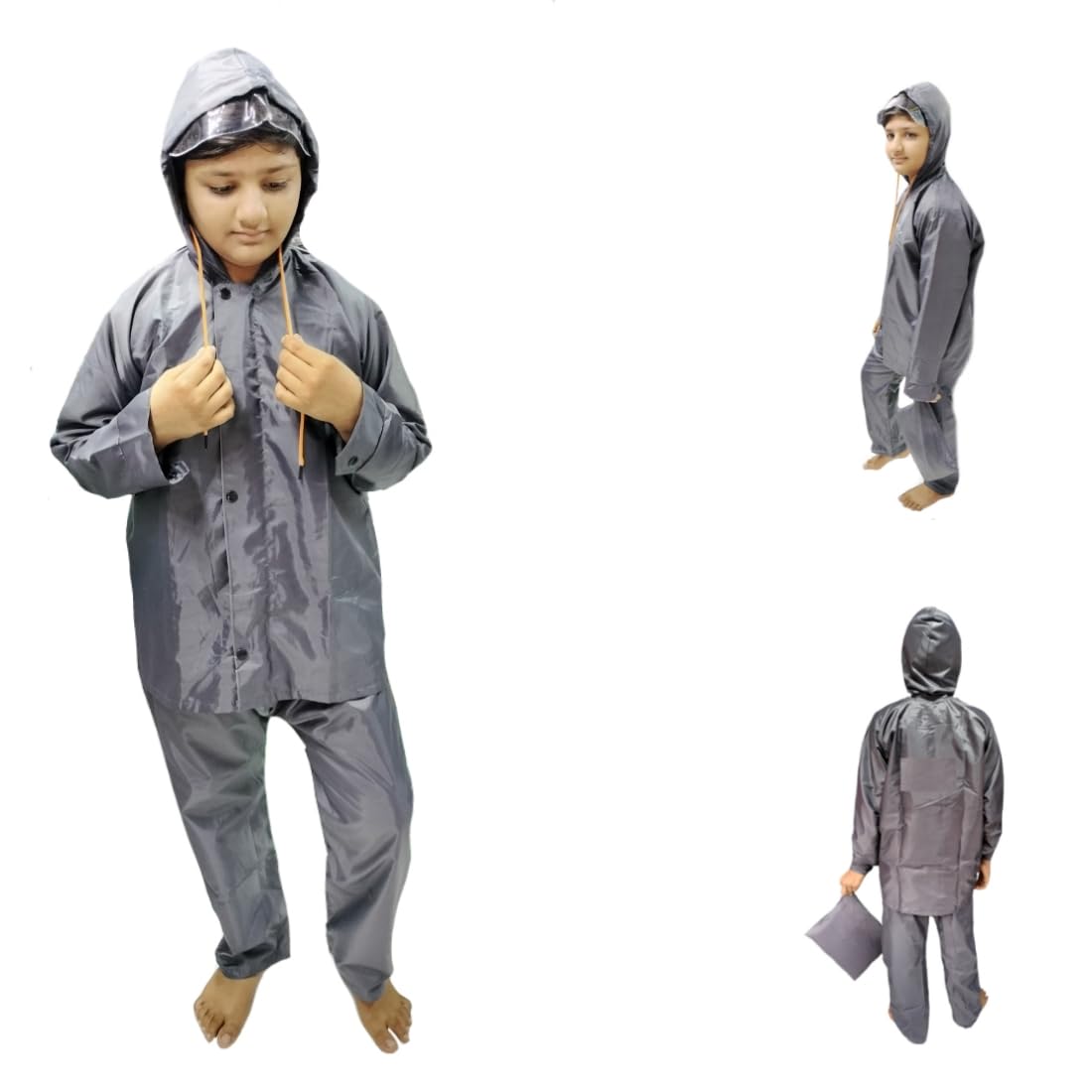 D8211K Rain Coat for Chindren's, Waterproof Raincoat for Kids with Pant Set, Rain Coat for Children with Bag-image-48