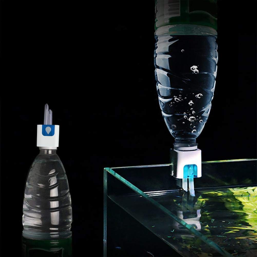 Juego de Dispositivo de Suministro de Agua automático para Dispositivo Agua para el Tanque de Peces de Acuario Juego de Dispositivo de Suministro de Agua Controlador para Aquarim Fishtank(Azul)