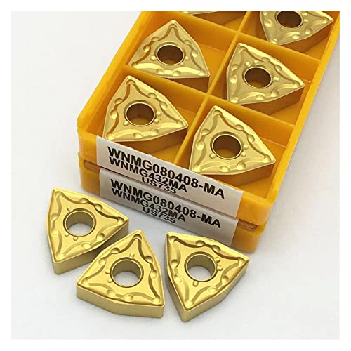 Fresa de Torneado Carburo MANHONG WNMG080408 10Pzs miniatura 4
