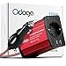 Odoga Inverter da Auto, Invertitore 300W per Auto, Convertitore da 12V a 230V 220V con Doppia Porta di Carica USB da 4.8A, Trasformatore per Auto Carica Laptop, iPad, iPhone, Console e Molto Altro