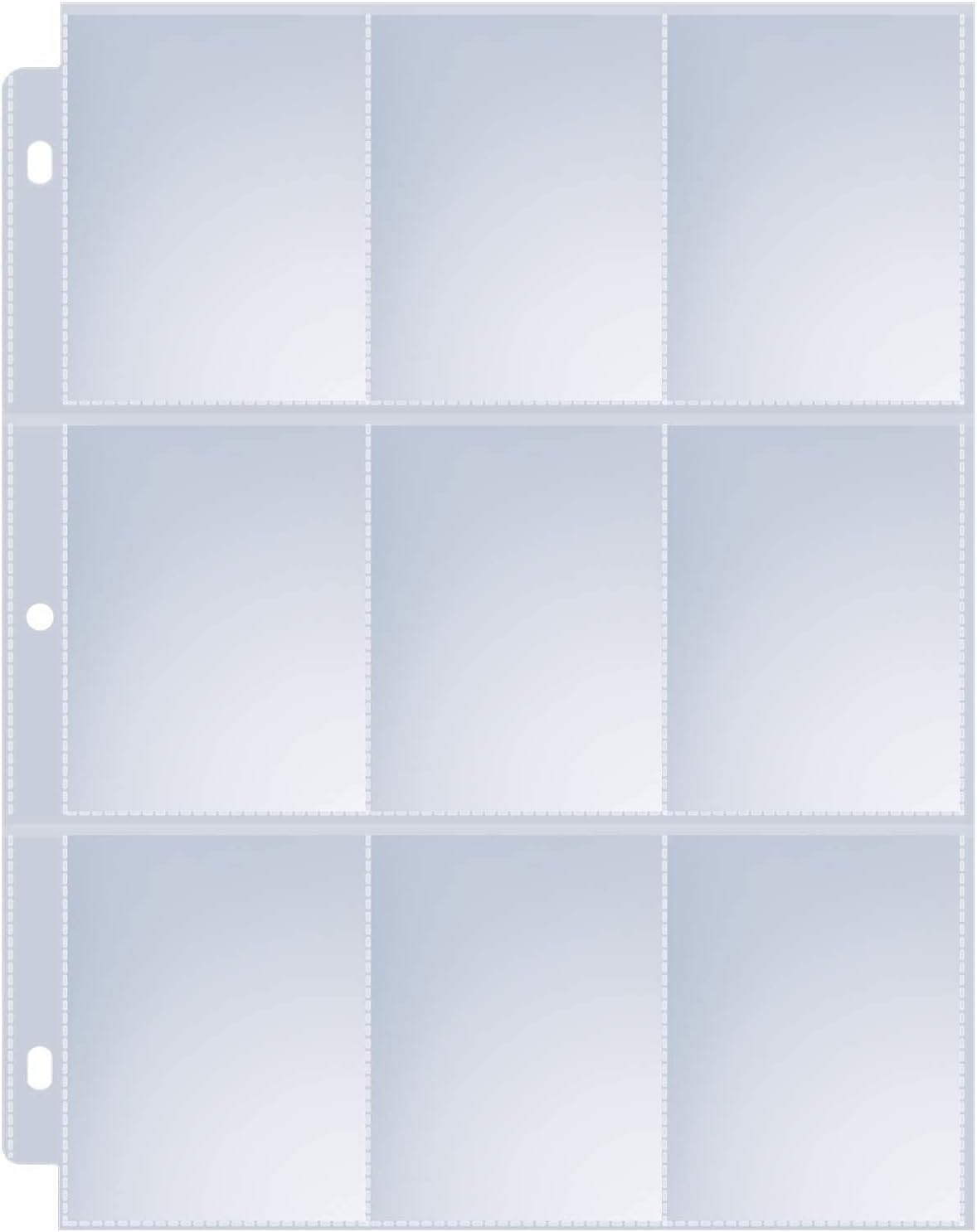 32 Count Top Load Card Holder with 36 Pack 9 Pocket Page Protector