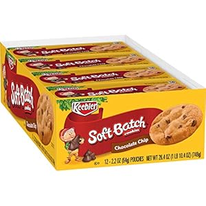 Keebler Soft Batch Chocolate Chip Cookies, 2.2 Oz., 12 Count (Pack of 1)