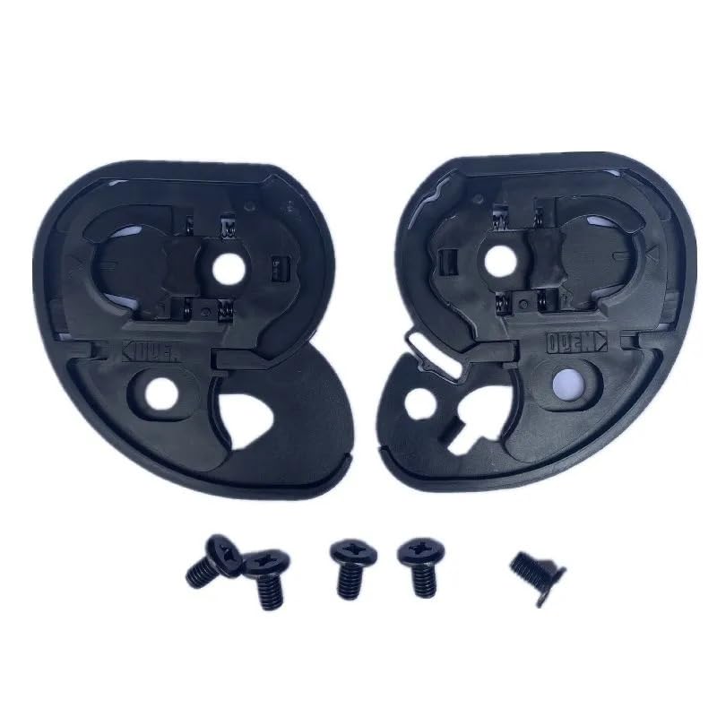 Base de casque HJC-09 avec platines de fixation pour un maintien ferme de visière