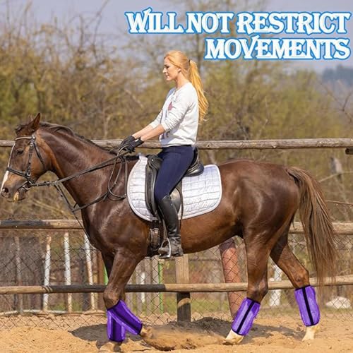 Botas antimoscas para caballos Mlllokfki con malla transpirable protectora 4