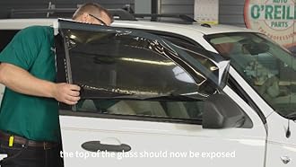 Window Tint Film for Cars Privacy Protection Automotive Film 35% VLT Nano Ceramic Car Winodw Tint Front Windshield Heat Glare UV IR Rays Block Scratch Resistance 24" x 15ft