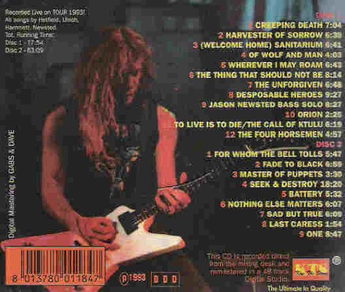 Vista 2 de Tearing Your Insides Out Live 1993