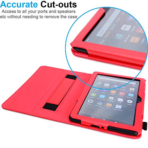 TECHGEAR Custodia in Pelle Disegnato per Amazon