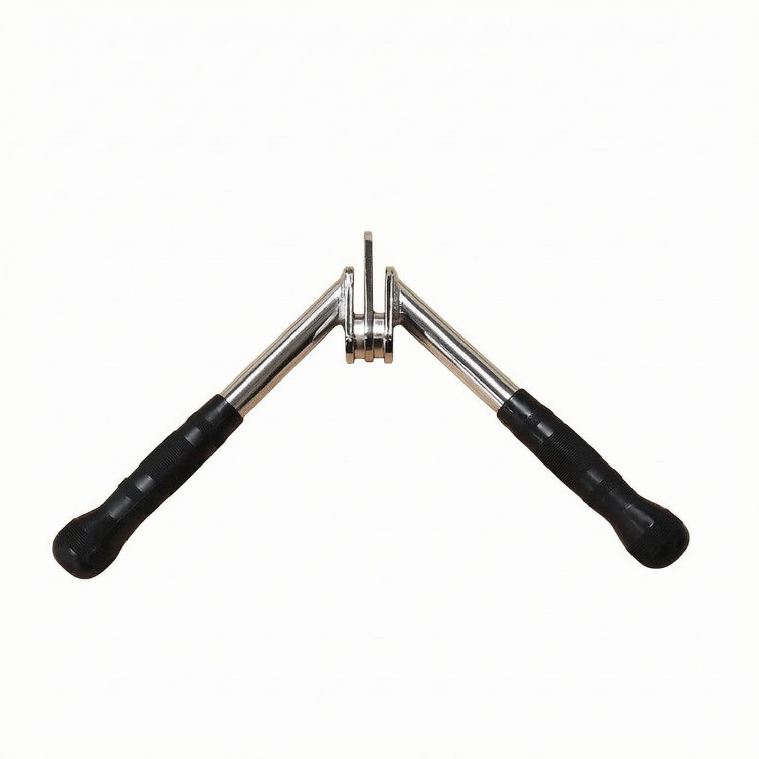 Rubberized Grip Cable Attachment Bar Metal Build Cable Machine Bar Row Exercise Fitness Equipment Strength Training, Tricep Pressdown B a-image-0