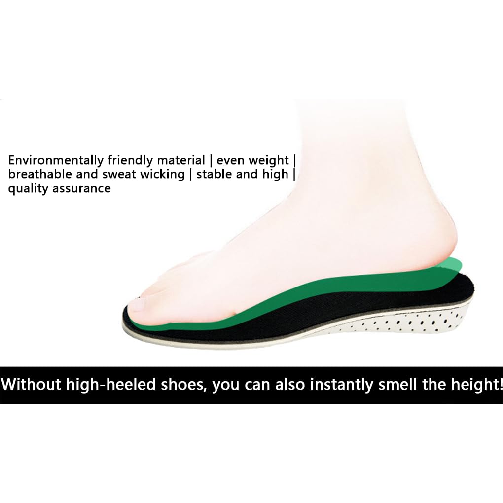 Lot de 10 paires de semelles intérieures en EVA - Portable - Remplacement pour l'hiver et l'automne - Absorbant la transpiration - Accessoires élévateurs de chaussures - Complet - 2,3 cm