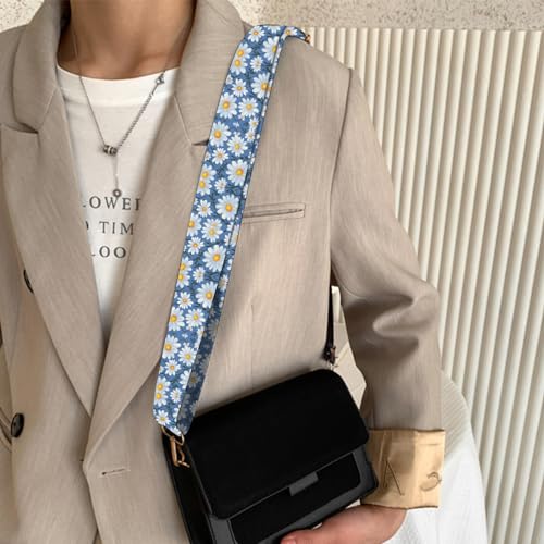 Image of Purse Strap Crossbody Shoulder Canvas Straps 1.5 inch Wide Replacement Adjustable Aesthetic Cute for Women Girls Bag