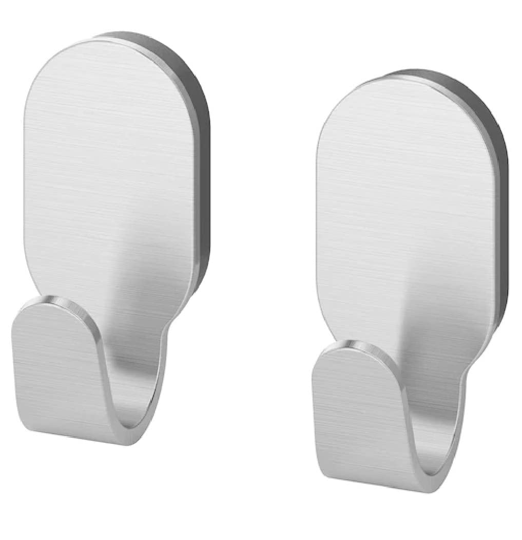 I-K-E-A Brogrund Hook, Stainless Steel (Pack Of 2)