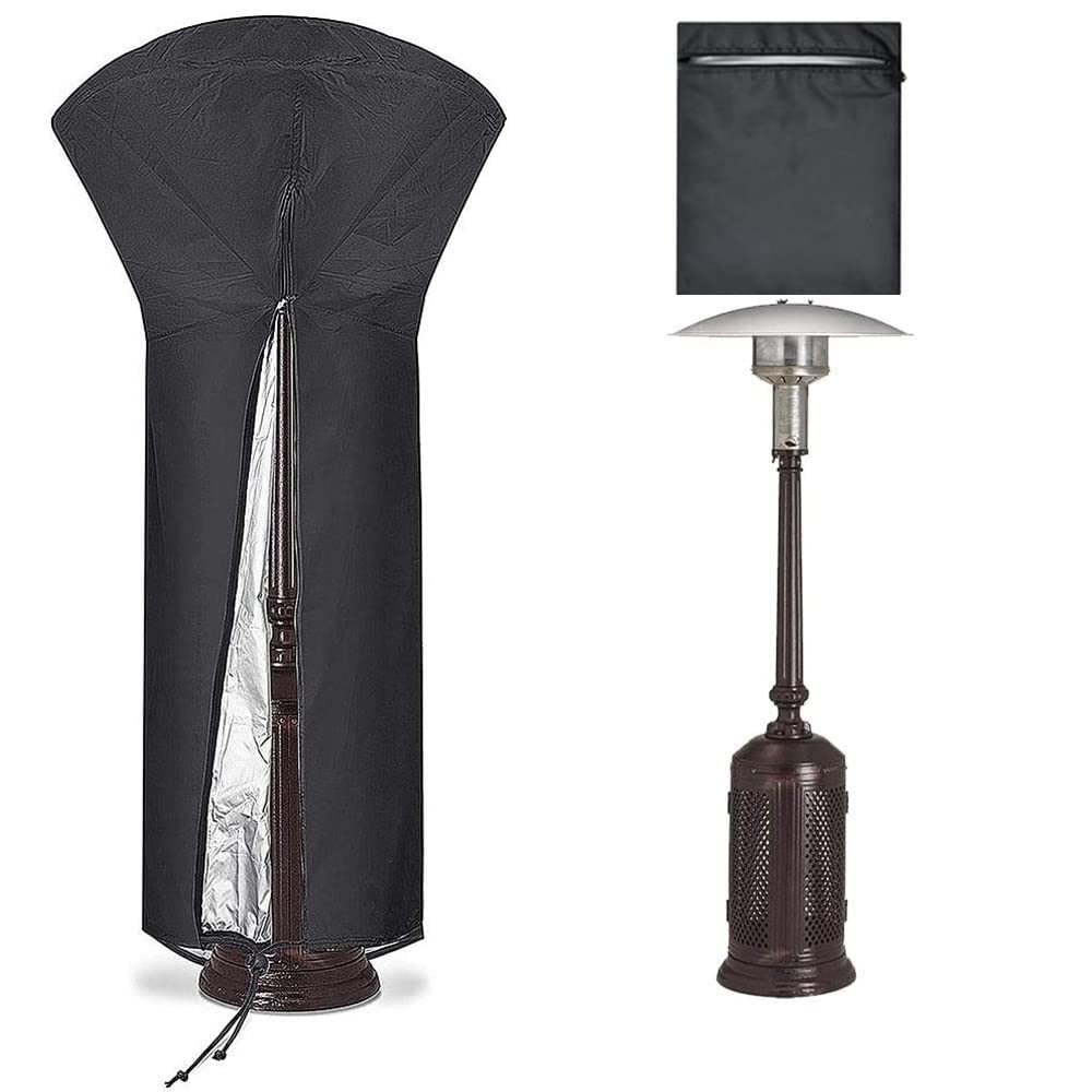 Patio Heater Cover, Impermeabile Copertura Riscaldatore Patio, Copertura Fungo A Gas, Fungo Riscaldante per Esterno A Gas, 420D Oxford, per Mobili da Giardino Terrazza, 226 x 89 x 48 cm