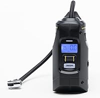 Vista 2 de Hyperion Inflador de neumáticos portátil Lift-Assist 100 PSI para neumáticos de vehículos, neumáticos de bicicleta, juguetes e inflables