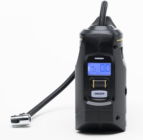 Miniatura 2 de Hyperion Inflador de neumáticos portátil Lift-Assist 100 PSI para neumáticos de vehículos, neumáticos de bicicleta, juguetes e inflables -