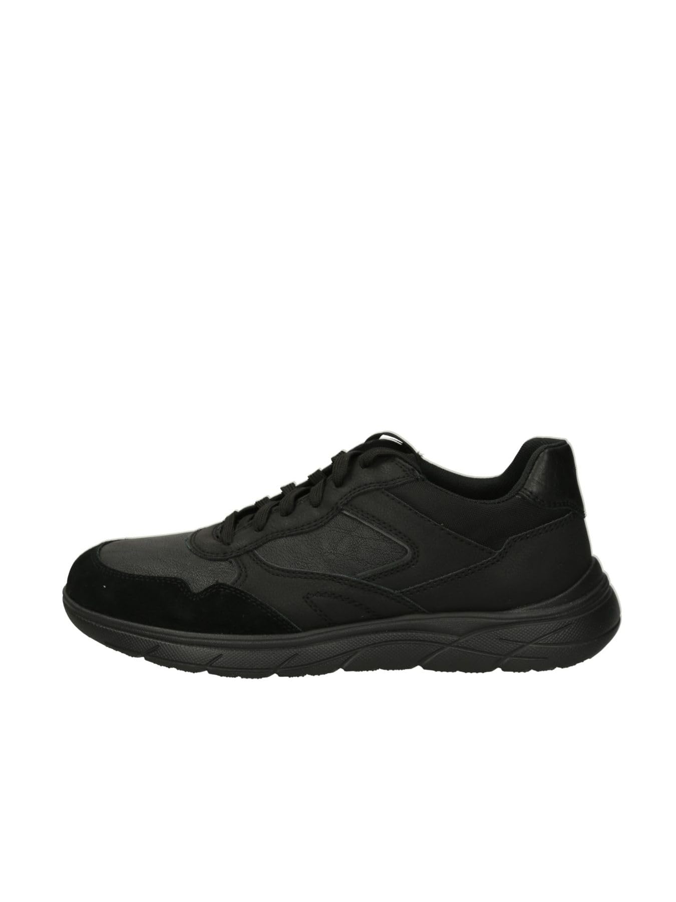 Geox Men's U Portello D Trainers, Black, 9 UK