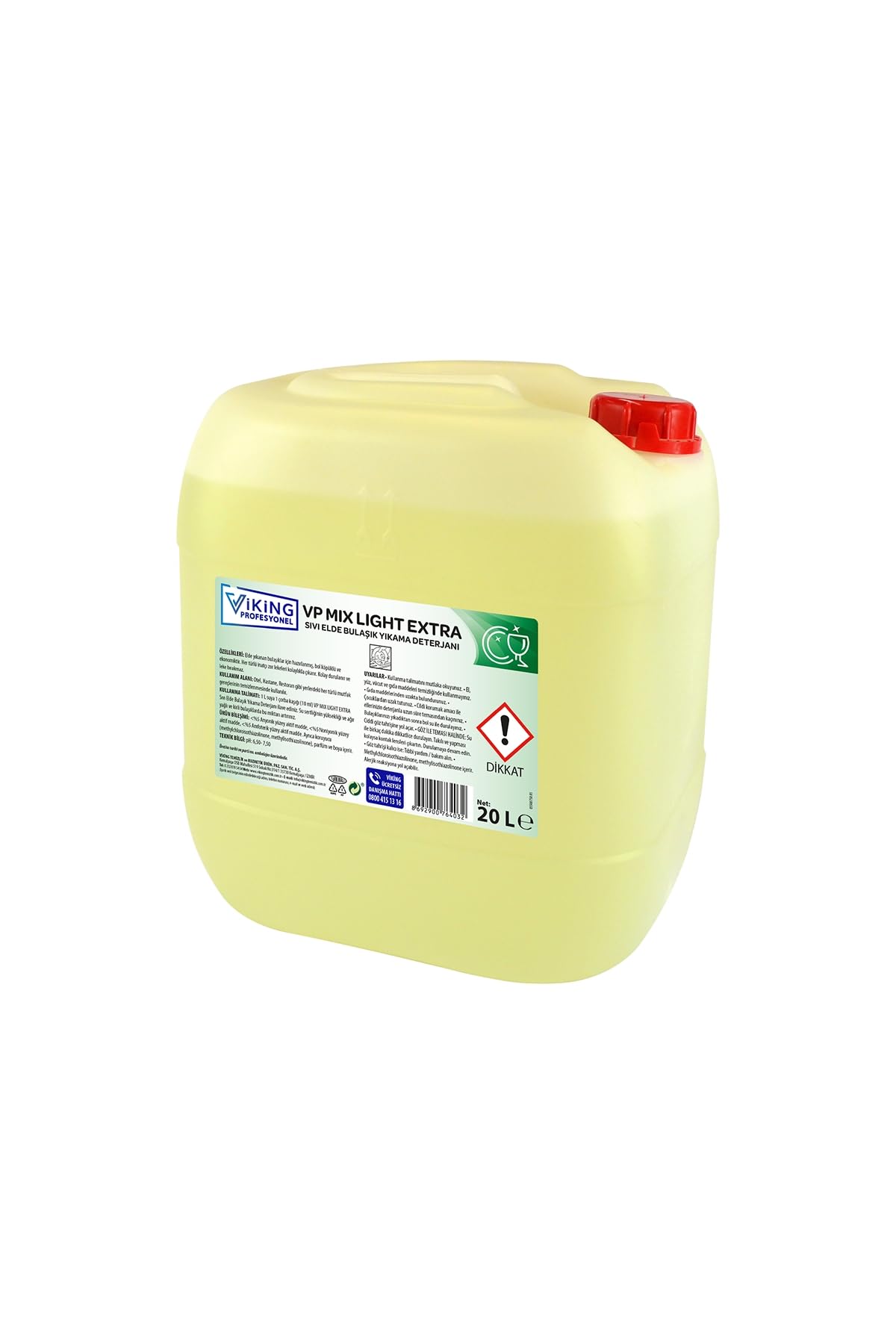 Viking Vp Mix Light Extra Sıvı Elde Bulaşık Yık.Det.20L