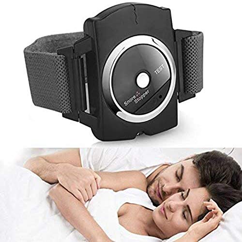 XLSM Muñequera antirronquidos, Pulsera, antirronquidos Tapón de ronquido Inteligente Dejar de roncar Parche biosensor Ayuda Reloj de Pulsera Cover