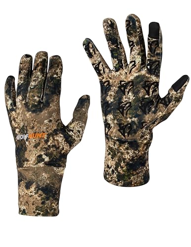 WOLFHUNT Camouflage Hunting Gloves Light Weight...