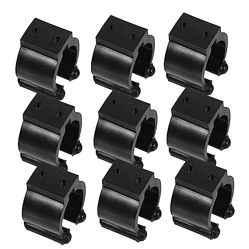 BESPORTBLE Garage Fishing Rod Holder 10pcs Wall-mounted Rod Holders for Boat Truck Hockey Stick Storage Rack for Fishing Poles