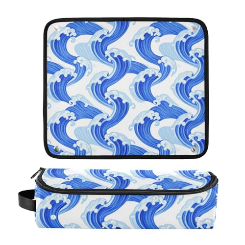 Bolsa de viaje para herramientas de cabello con tapete resistente al calor y soporte para planchas, rizadores y secador miniatura 3