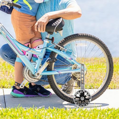 Juego de Ruedas de Entrenamiento para Bicicleta Ciieeo con Estabilizadores LED Resistentes al Desgaste, Ruedas Auxiliares de Repuesto para Niños para Equilibrio y Seguridad miniatura 6