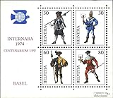 1974 internaba. Suisse Bloc 22 (complète.Edition.) Timbres prémier Jour 1974 internaba (Timbres pour Les collectionneurs) Uniformes/Costumes