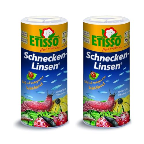 frunol delicia Etisso Schnecken-Linsen | Doppelpack | 2 x 300 g | Pflanzenschutzmittel | Zur Bekämpfung von Nacktschnecken im Gemüse-, Obst- und Zierpflanzenbau, im Freiland und im Gewächshaus