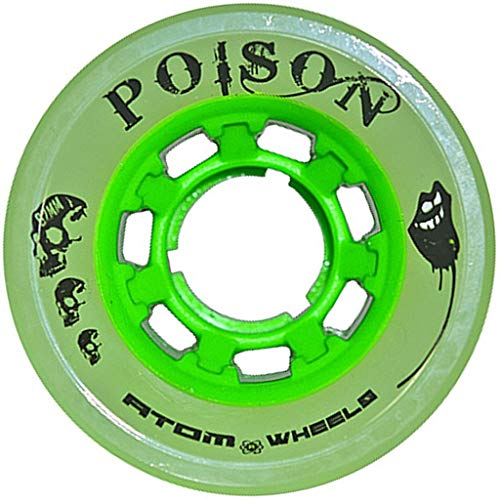 Atom Poison Hybrid Roller Skate Wheels (Green)