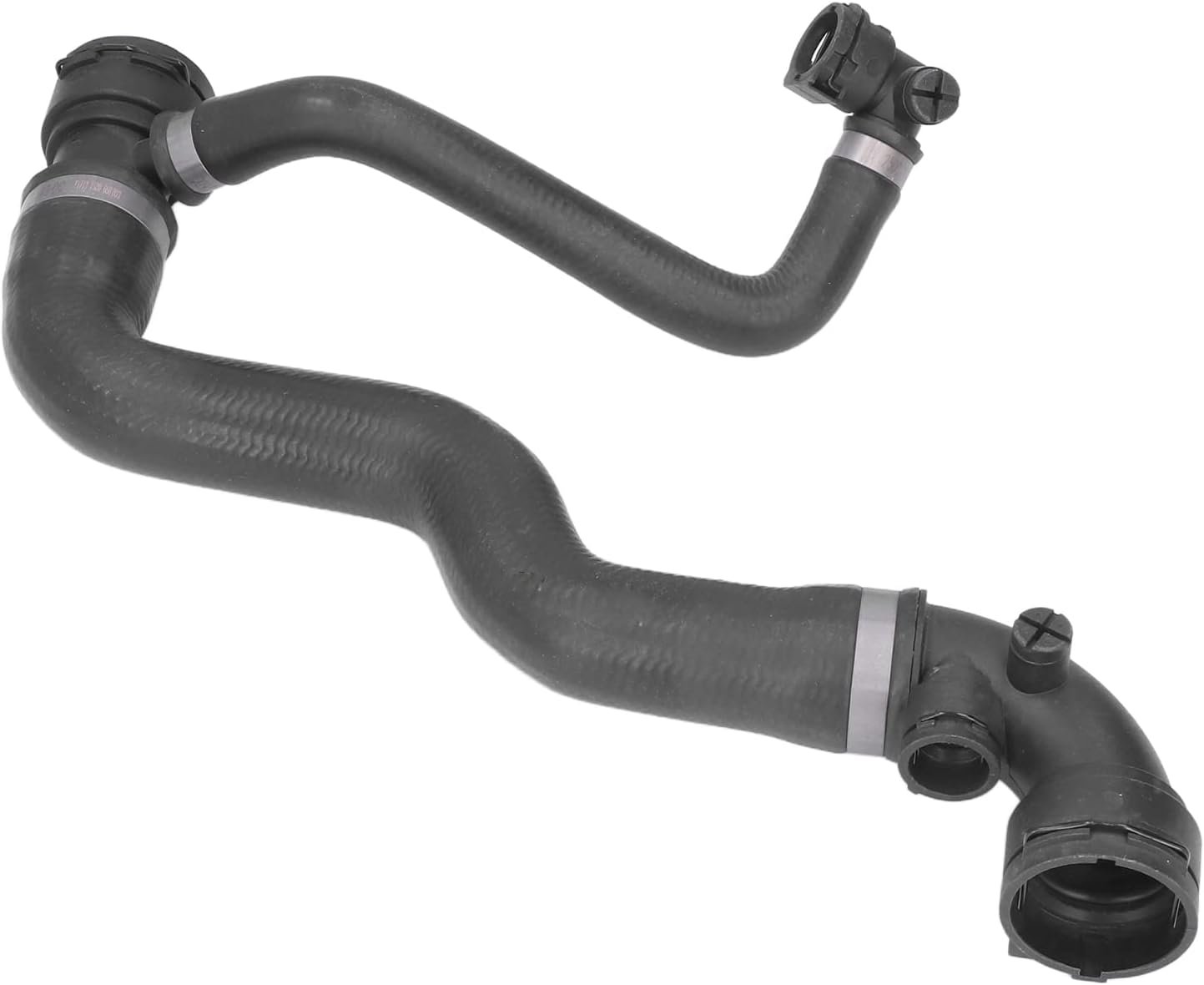 Radiator Hose, Upper Coolant Hose, Upper Radiator Water Hose, Compatible with BMW 3 Series E46 Compact 316Ti 2001-2005, 17127507748 Replacement