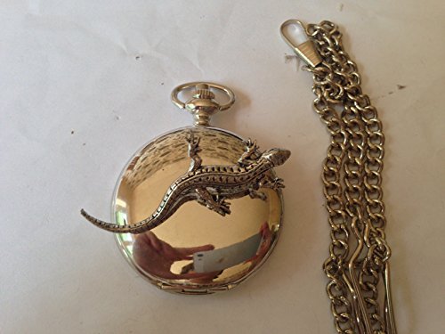 Montre de poche C8 Lézard Sheffield en argent poli avec coffret