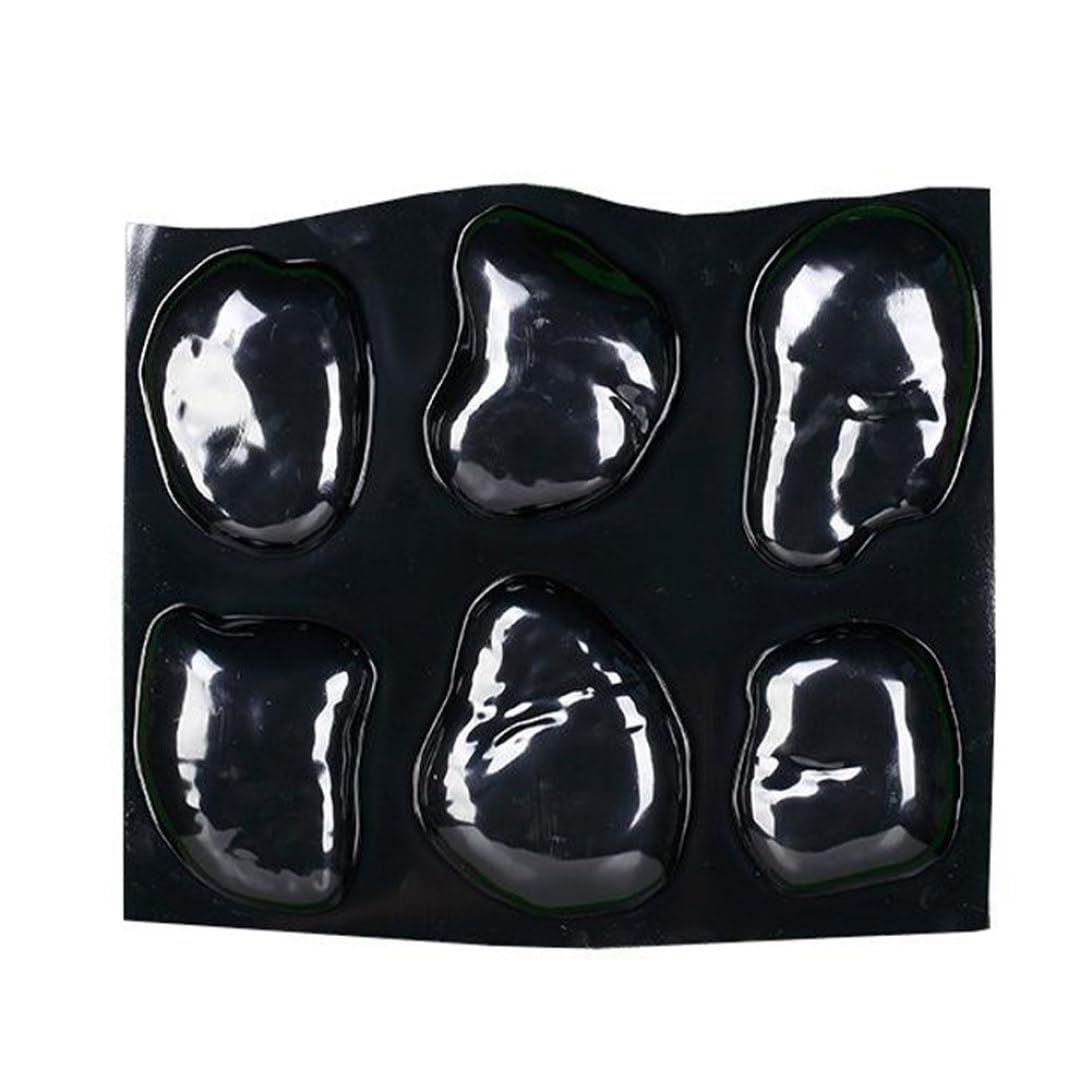 Step Stones Mold Decorative Pebble Mould Concrete Mould Casting Mold Stones Plastic Garden Pathway DIY Cement Toy Rocks for Garden Landscaping.