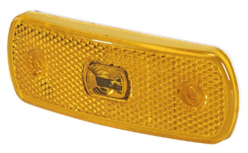 Marcar laterales LED Lámpara 12 V Naranja con cable de fijación p2g rápido Cable plano para automóviles colgante