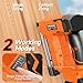 Nail Gun Cordless with Battery 4.0Ah×2, 2-in-1 18 Gauge Brad Nailer & Stapler, Dual Mode Electric Nailer with 1600 Nails and Staples for Woodworking, Home Repairs & DIY