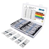 Widerstandstoleranz: ± 1% QUADRIOS GmbH Widerstands Sortiment Set 400 Teile Metallschicht-Widerstände 0,25 W bedrahtet 1Ohm - 1M Ohm Sortimentskasten 20 Standardwerte E24 je 20 St Toleranz 1%