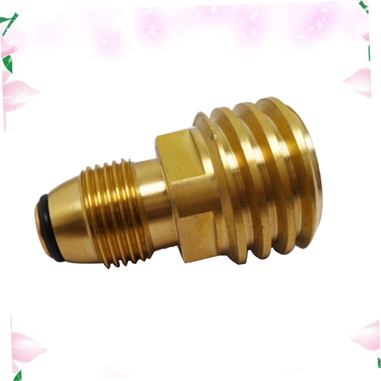 Happyyami Gas Propane Tank Connector Npt Propane Adapter Full Metal Construction Easy to Use