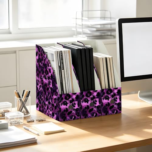 Boîtes de rangement bureau léopard pour organiser vos documents de bureau - 6