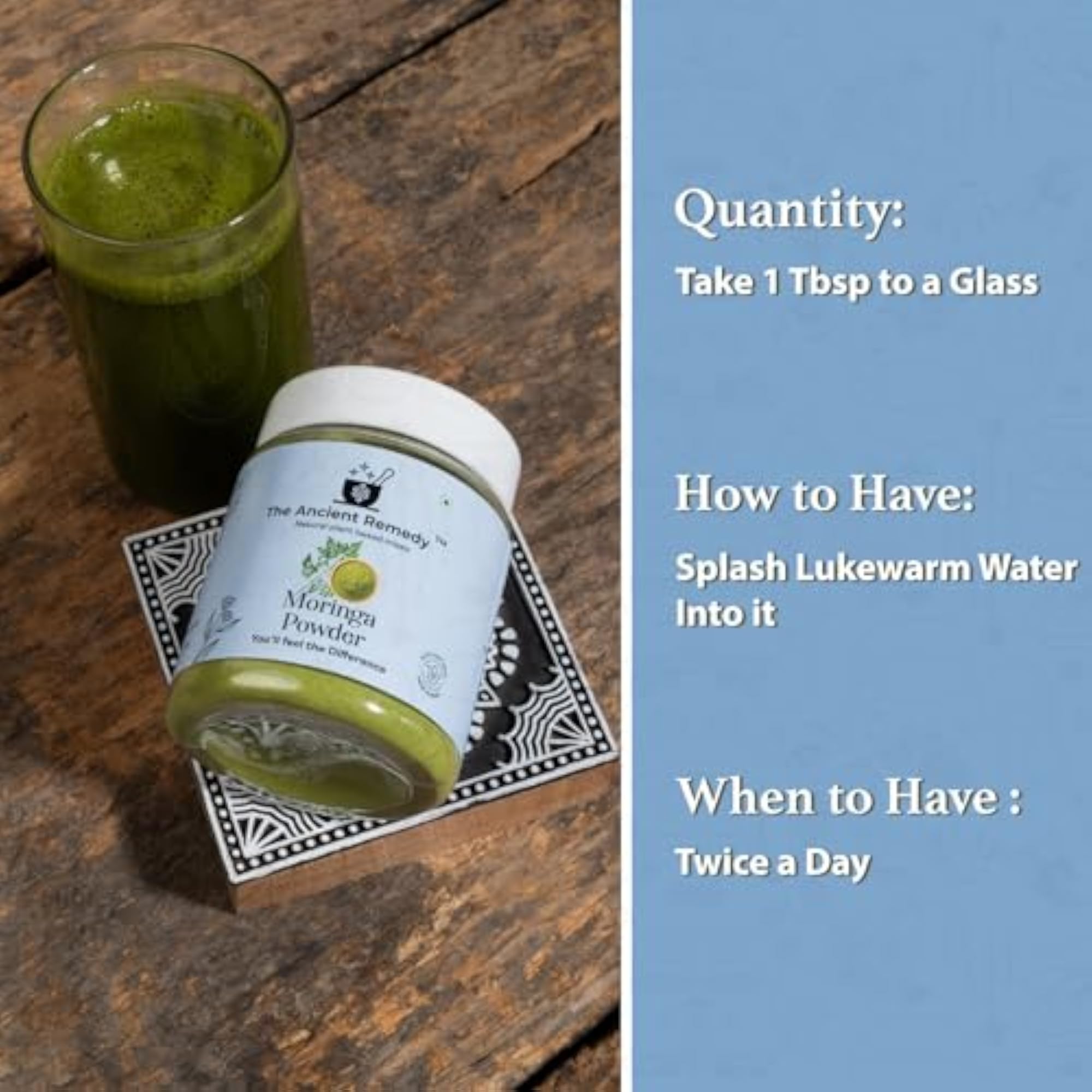 The Ancient Remedy Moringa Powder - 110 gm