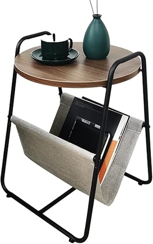 FZZDP - Sofá de sala de estar mesita de noche mesa de té esquinera pequeña mesa de madera maciza