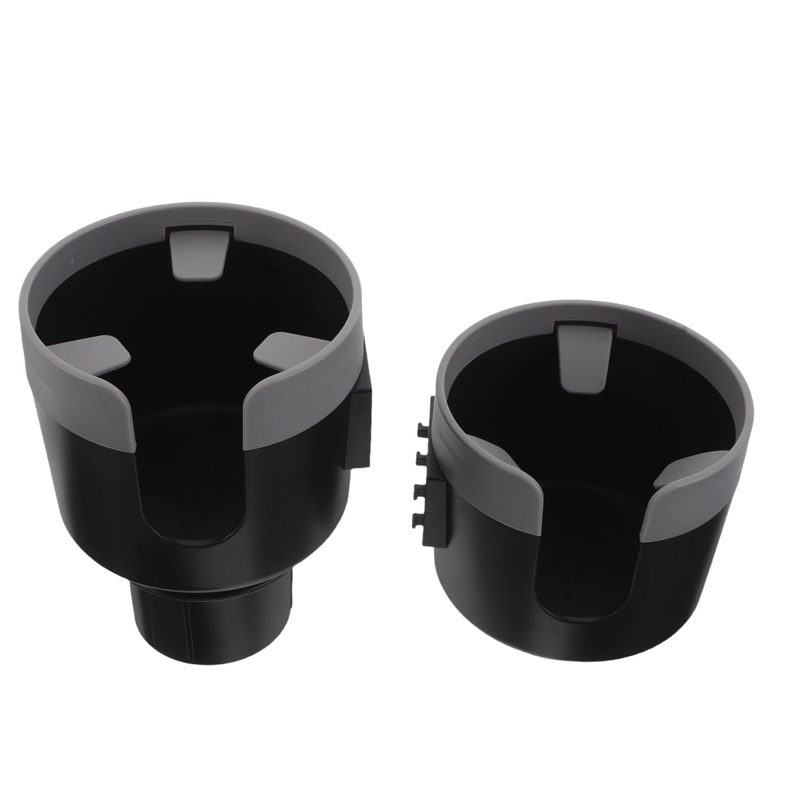 Mikinona Espansore Portabicchieri Auto Doppio in Plastica Resistente Organizer Consolle Centrale per Bicchieri e Bottiglie Supporto Estraibile per Veicoli Furgoni Camion e Rv Accesso Facile