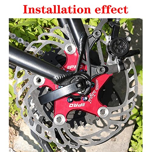 140Mm 160Mm 180Mm 203Mm Bike Floating Disc Brake Rotor Lightweight Aluminum Alloy 6 Bolts Brake Disc Rotors For Road Mountain Bike Mtb Bmx Bicycle (Color : Red, Size : 160Mm) #TOP3