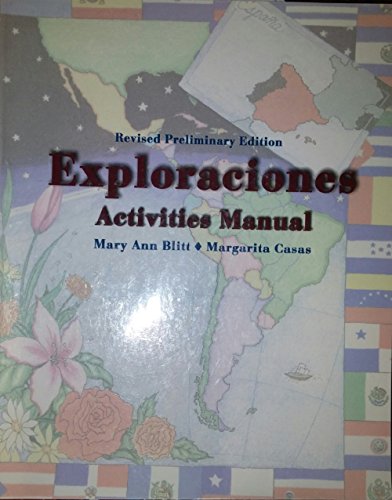 Exploraciones Activities Manual B00FVZ8TVQ Book Cover