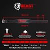 Weight Lifting Belt - 4 Genuine Leather Belts Padded Lower Back Support for Gym Bodybuilding Squat Deadlift Weightlifting Cross Strength Training Men Women Free Wrist Wrap