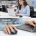 Bluetooth Wireless Mouse for Laptop,USB+BT×2,USB-C Charging,Quiet Multi Device Mouse,Metal 4-Way Super Scrolling,± 3200 DPI,10 Button,Plug&Play,Ergo Computer Cordless Mice,for iPad/Tablet/Mac/PC/Phone