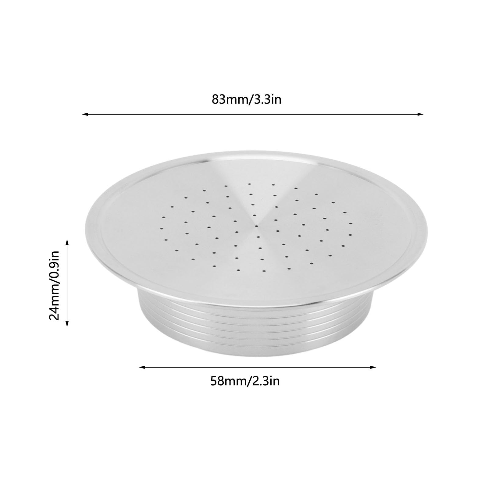 FLEXMAN Cápsula de Café Recargable, Cápsulas de Café Recargables de Acero Inoxidable para Preparar Espressos para HD7801, Cápsulas para Máquinas Café con Cepillo y Cuchara