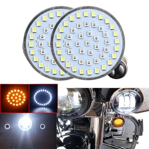 Clignotant moto 1157 ampoule LED 2 pouces pour Softail Tri Glide 11-17